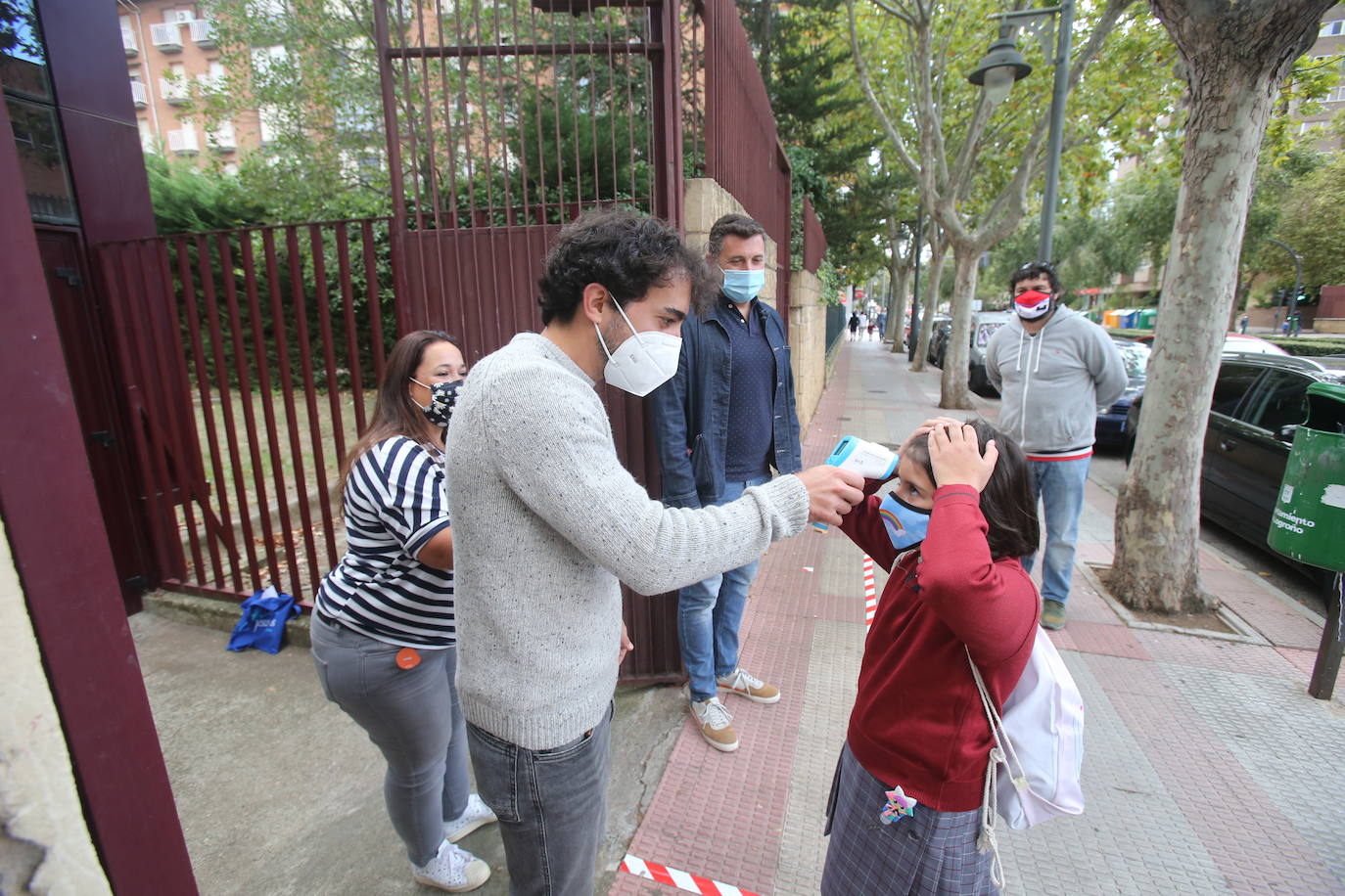 Fotos: Vuelta al cole en Logroño