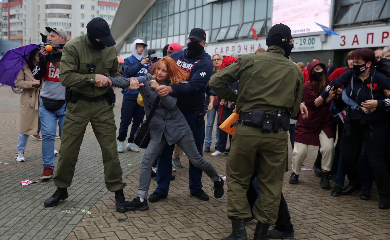 Siguen las protestas en Bielorrusia. 