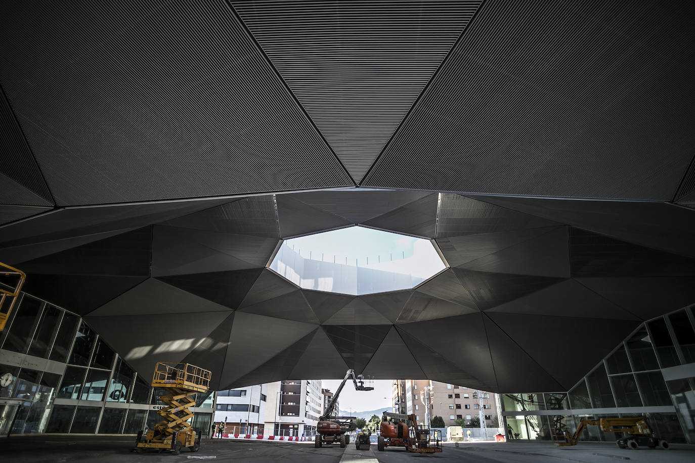 Así se encuentra la obra, un puente de 60 metros, en estos momentos