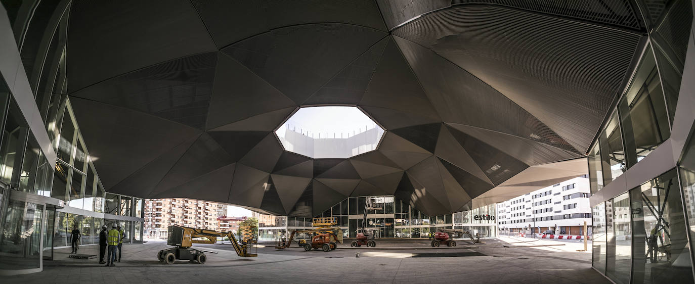 Así se encuentra la obra, un puente de 60 metros, en estos momentos