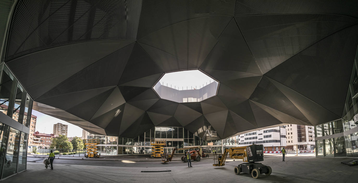 Así se encuentra la obra, un puente de 60 metros, en estos momentos