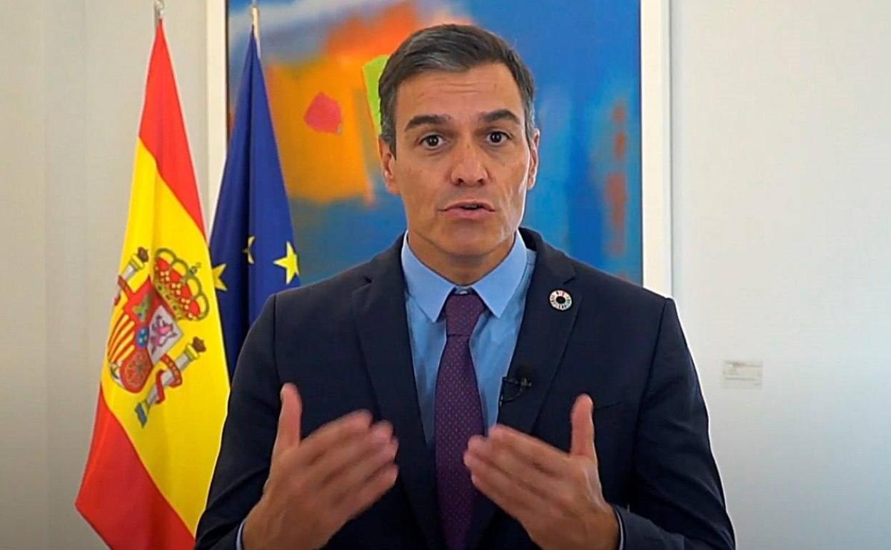 Pedro Sánchez, presidente del Gobierno. 