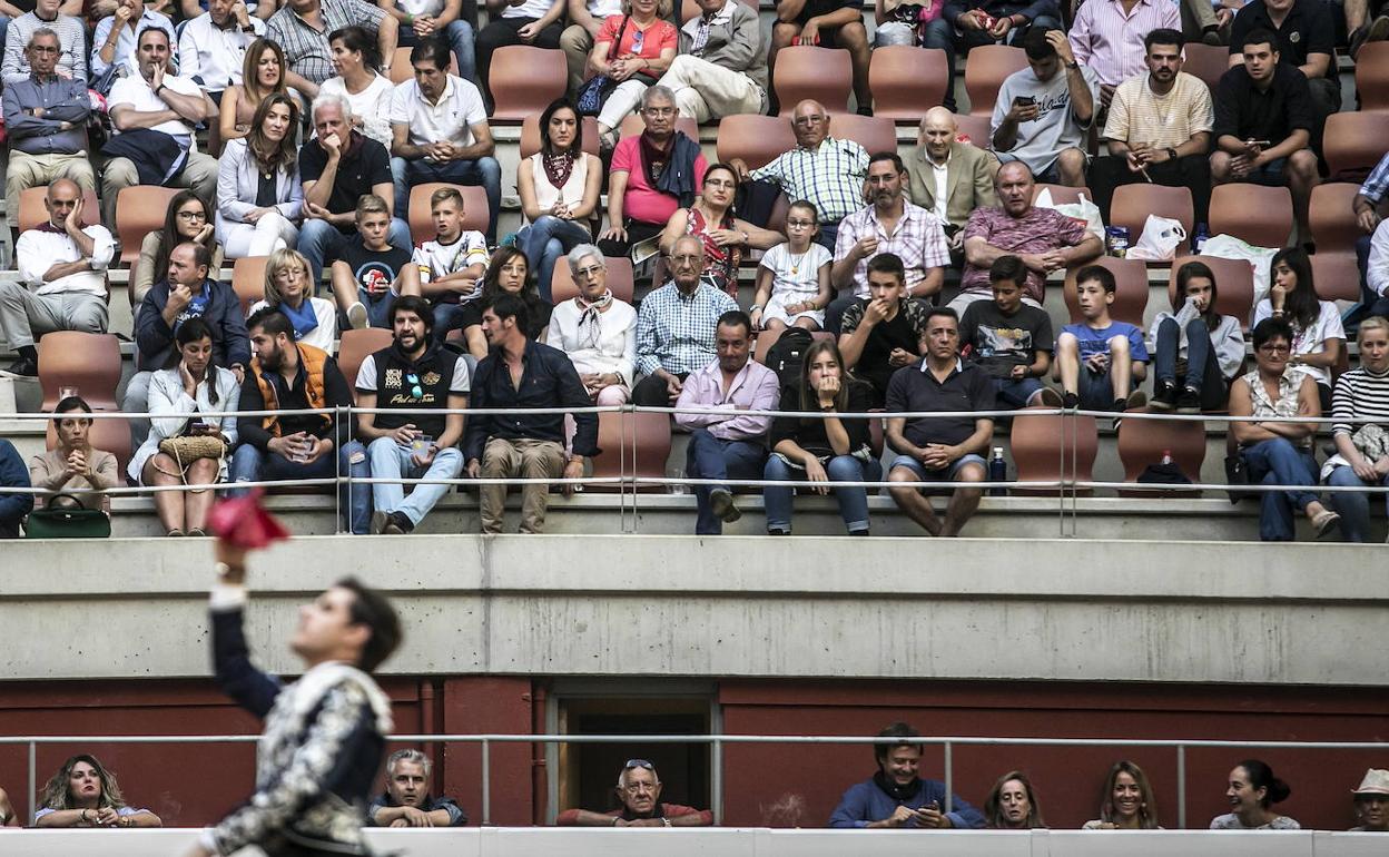 Gradas de La Ribera en la pasada edición de la feria matea