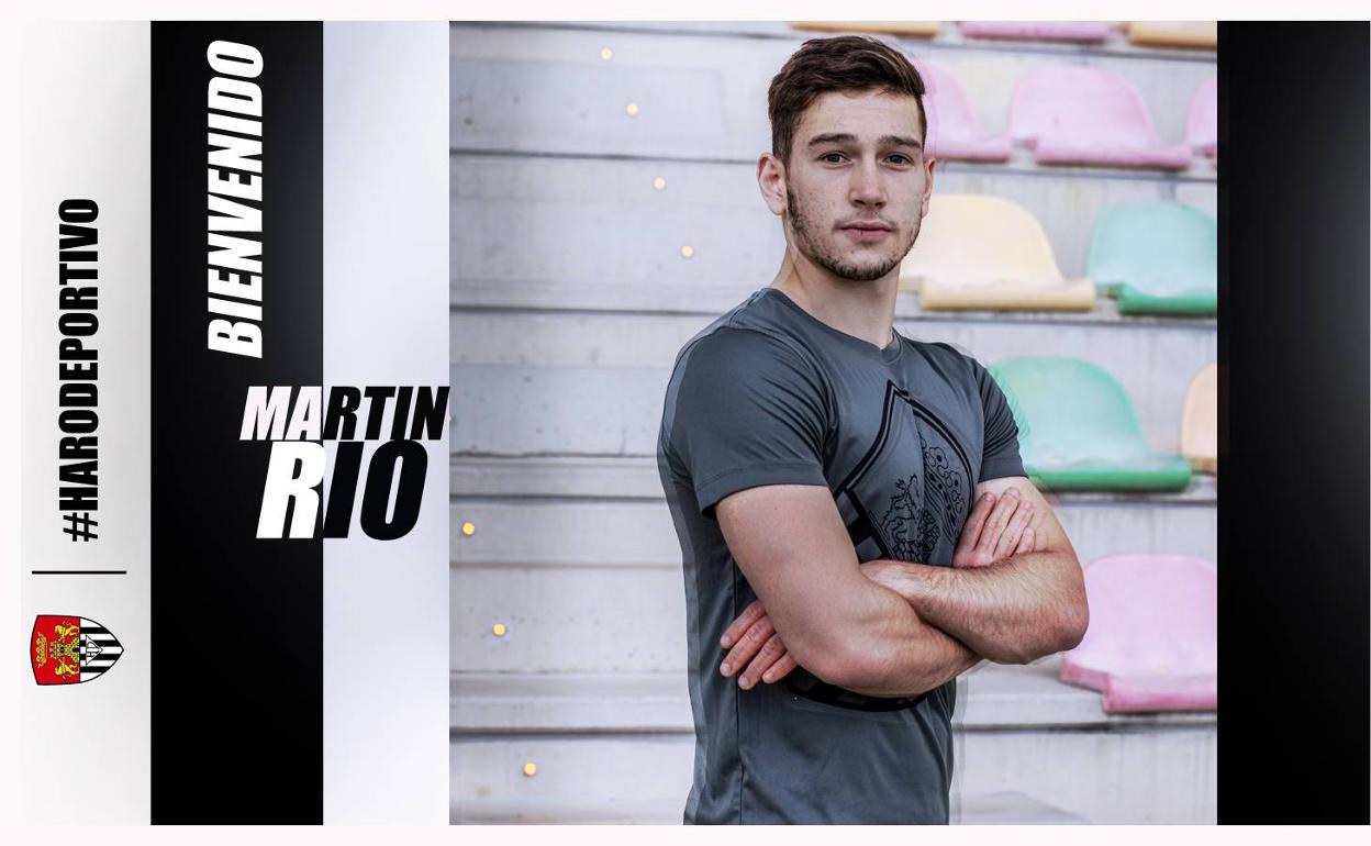 Martín Río se suma a la plantilla del Haro la víspera del primer partido de pretemporada