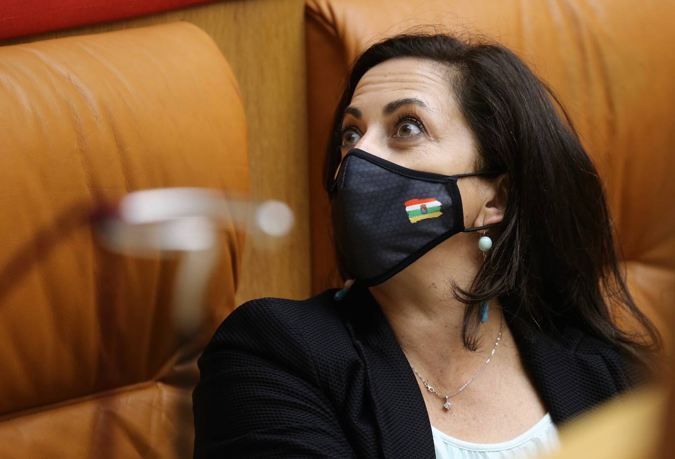 Celebración del pleno de septiembre en el Parlamento riojano.