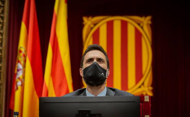 El presidente de la Cámara catalana, Roger Torrent. 