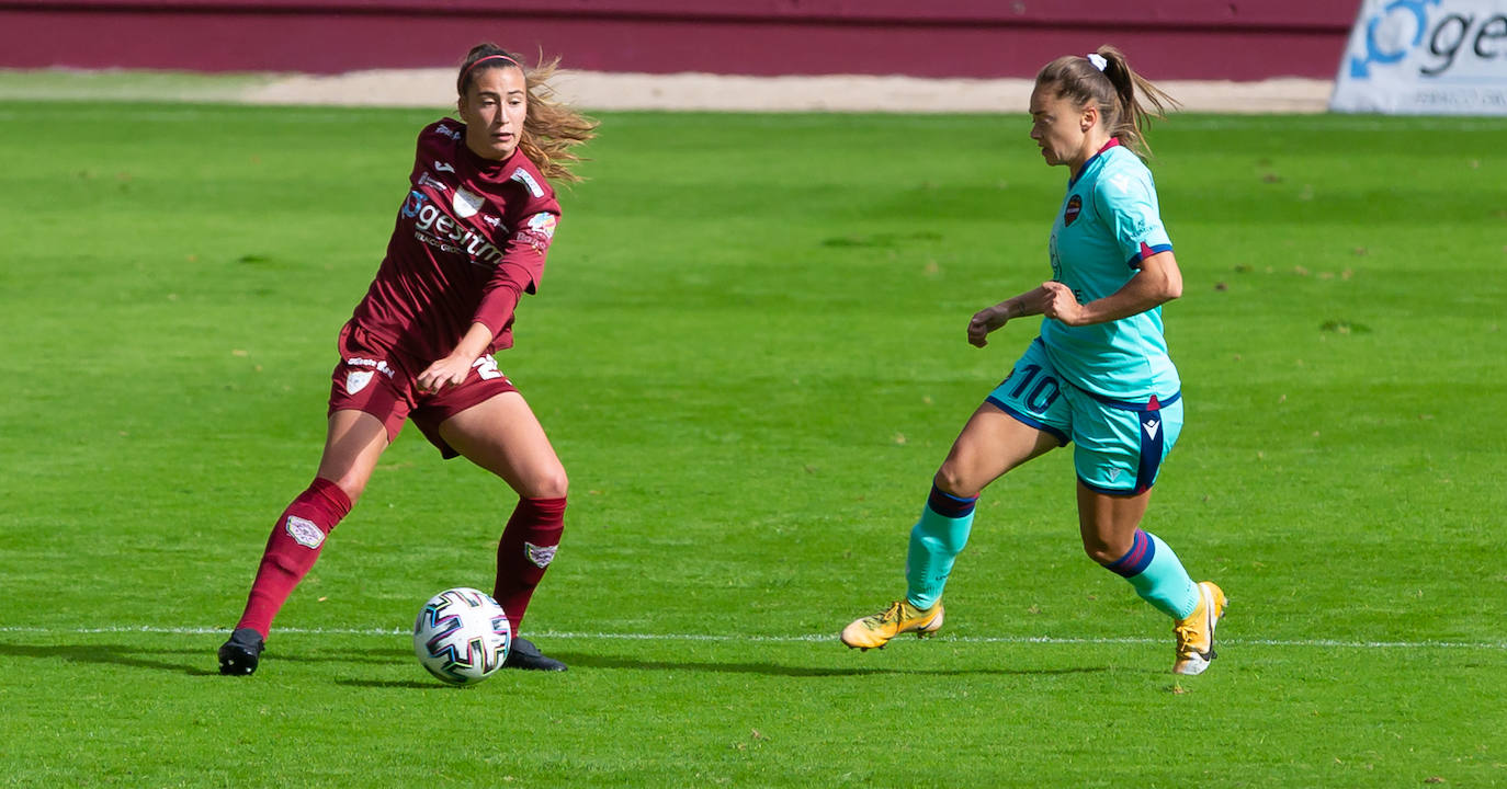 Las riojanas abrieron la Primera Iberdrola en Las Gaunas perdiendo ante el Levante