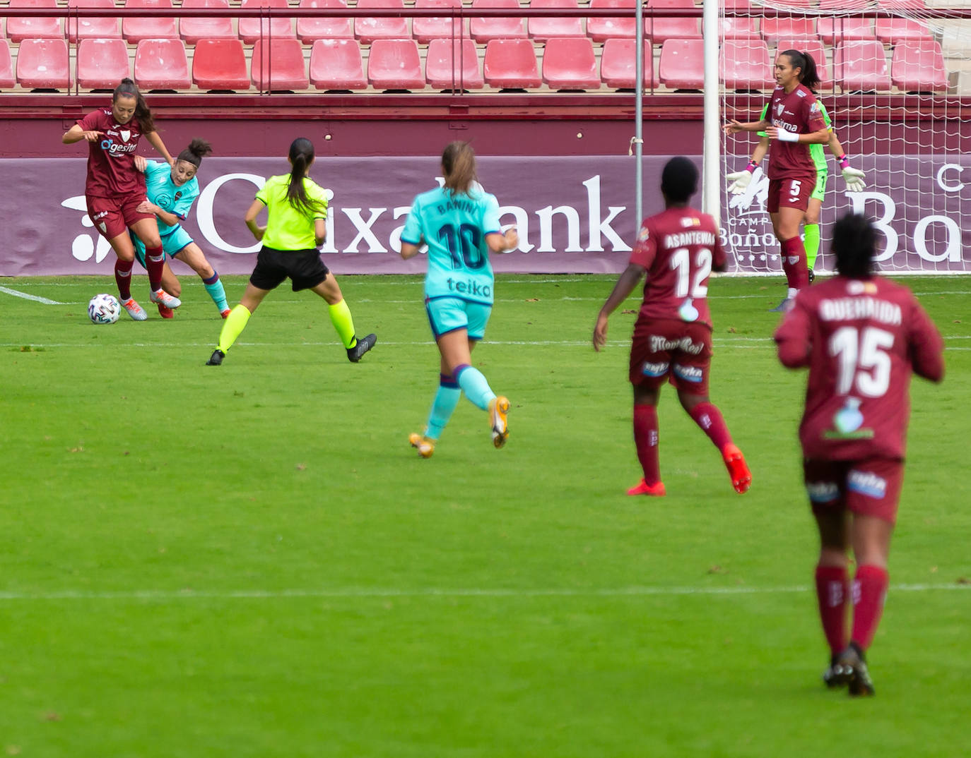 Las riojanas abrieron la Primera Iberdrola en Las Gaunas perdiendo ante el Levante
