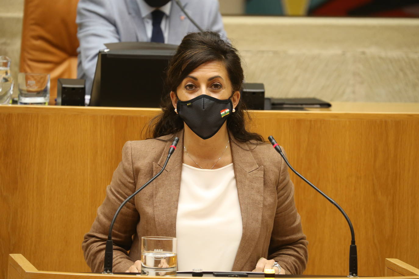 Concha Andreu presidenta de La Rioja en el Parlamento