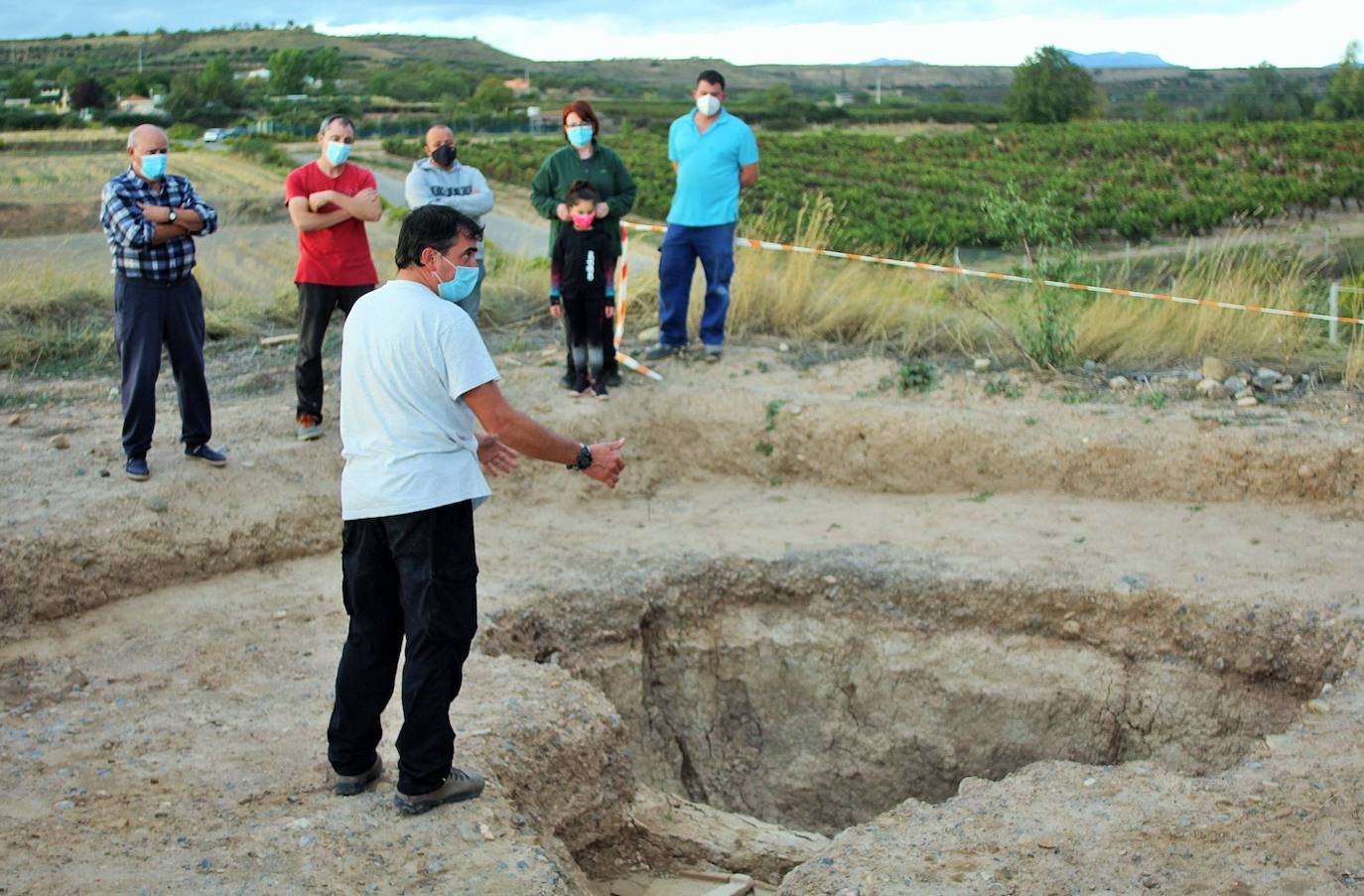 Una visiata al yacimiento romano de La Morlaca de Villamediana, que data de entre los siglos III y IV.
