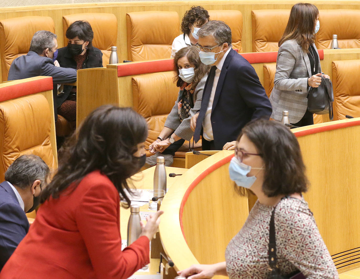 Sesión en el Parlamento 