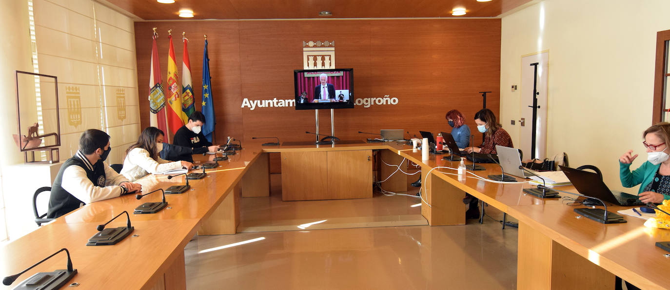 Intervención del alcalde de Logroño en el pleno.