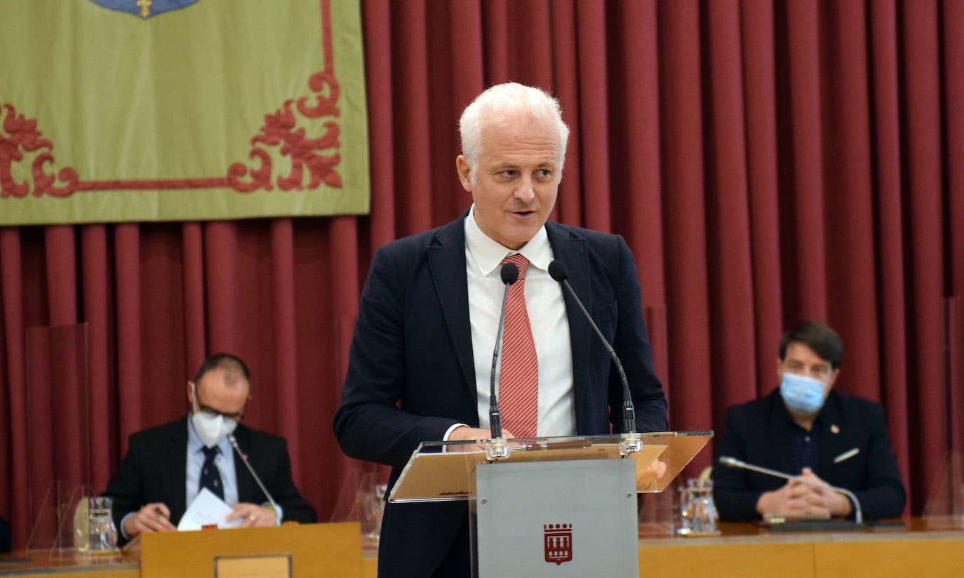 Intervención del alcalde de Logroño en el pleno.