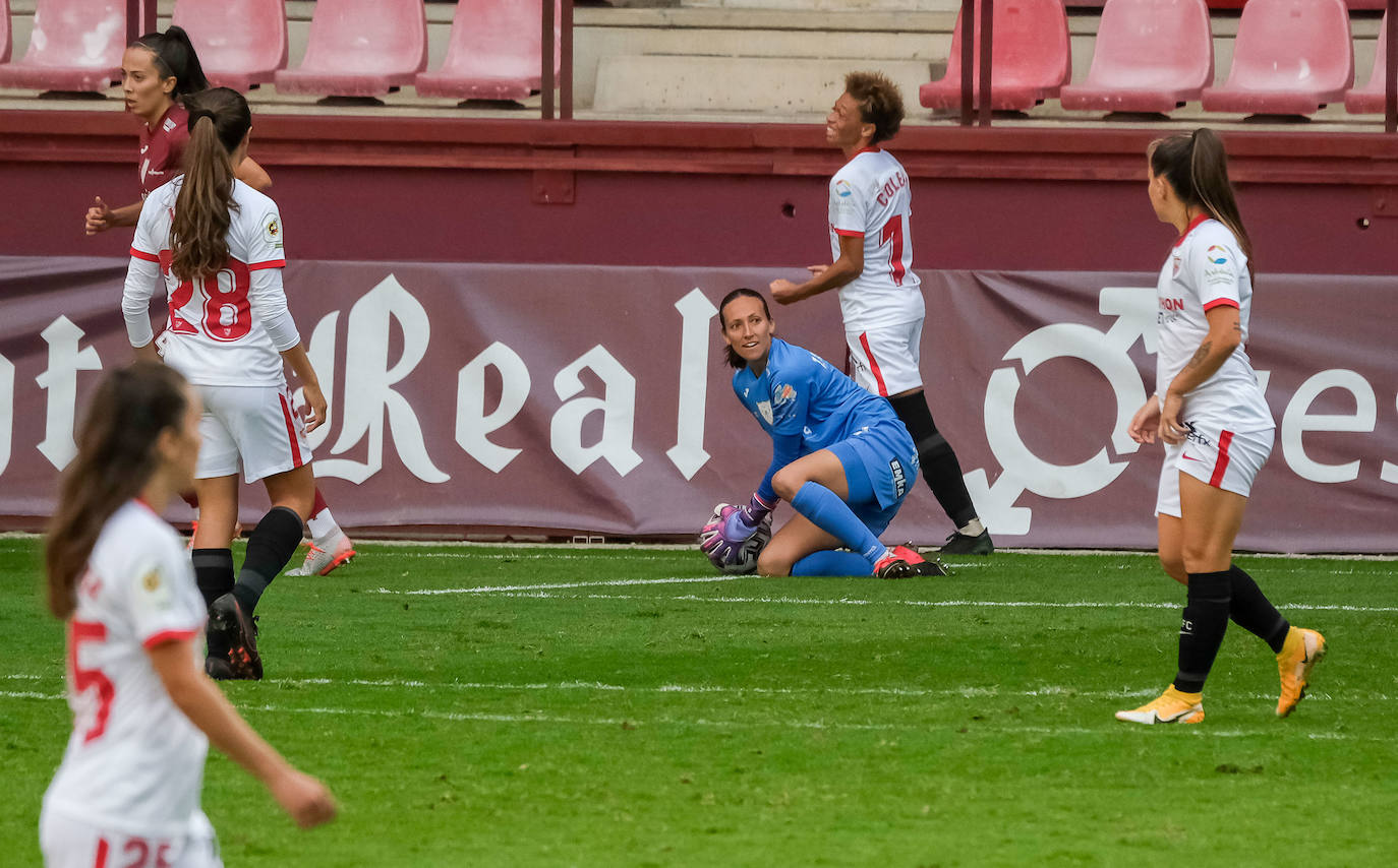 Las riojanas han sumado su primer punto de la temporada ante el bloque hispalense