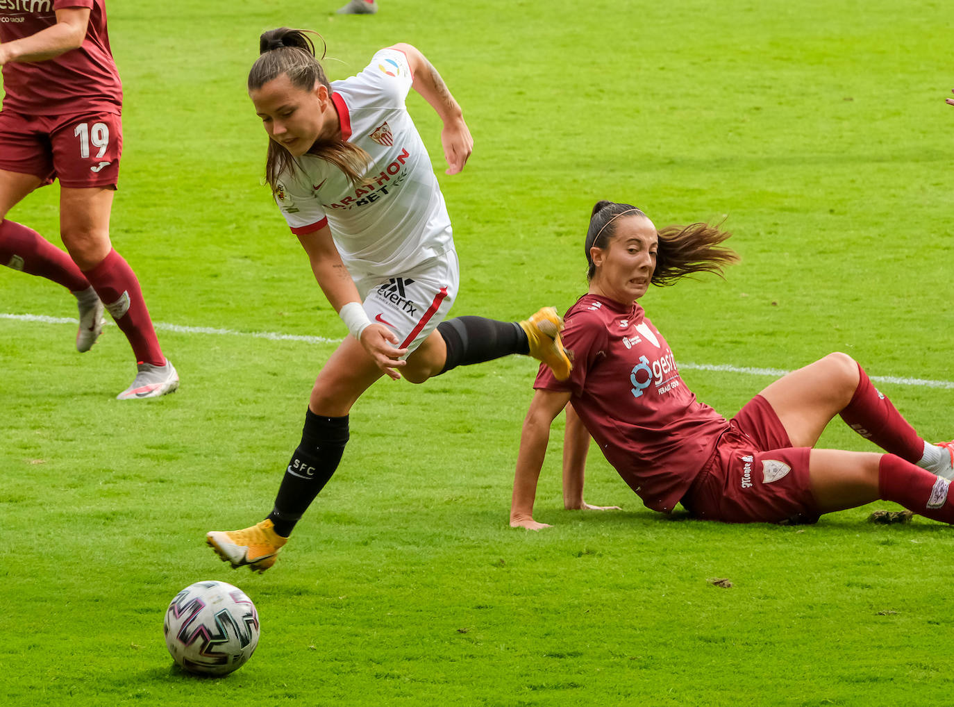 Las riojanas han sumado su primer punto de la temporada ante el bloque hispalense