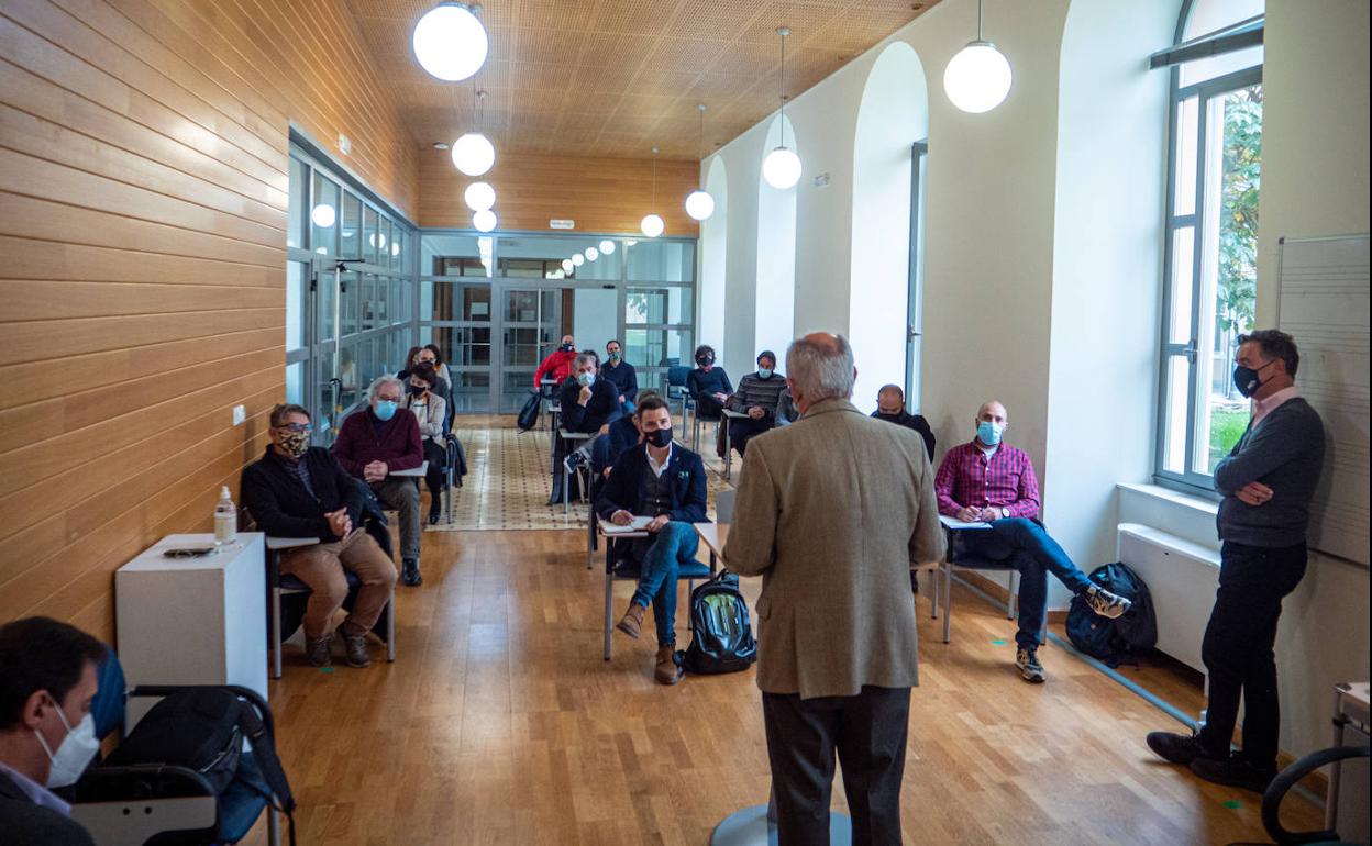 Imagen de la reunión de la llamada Mesa de la Cultura. 