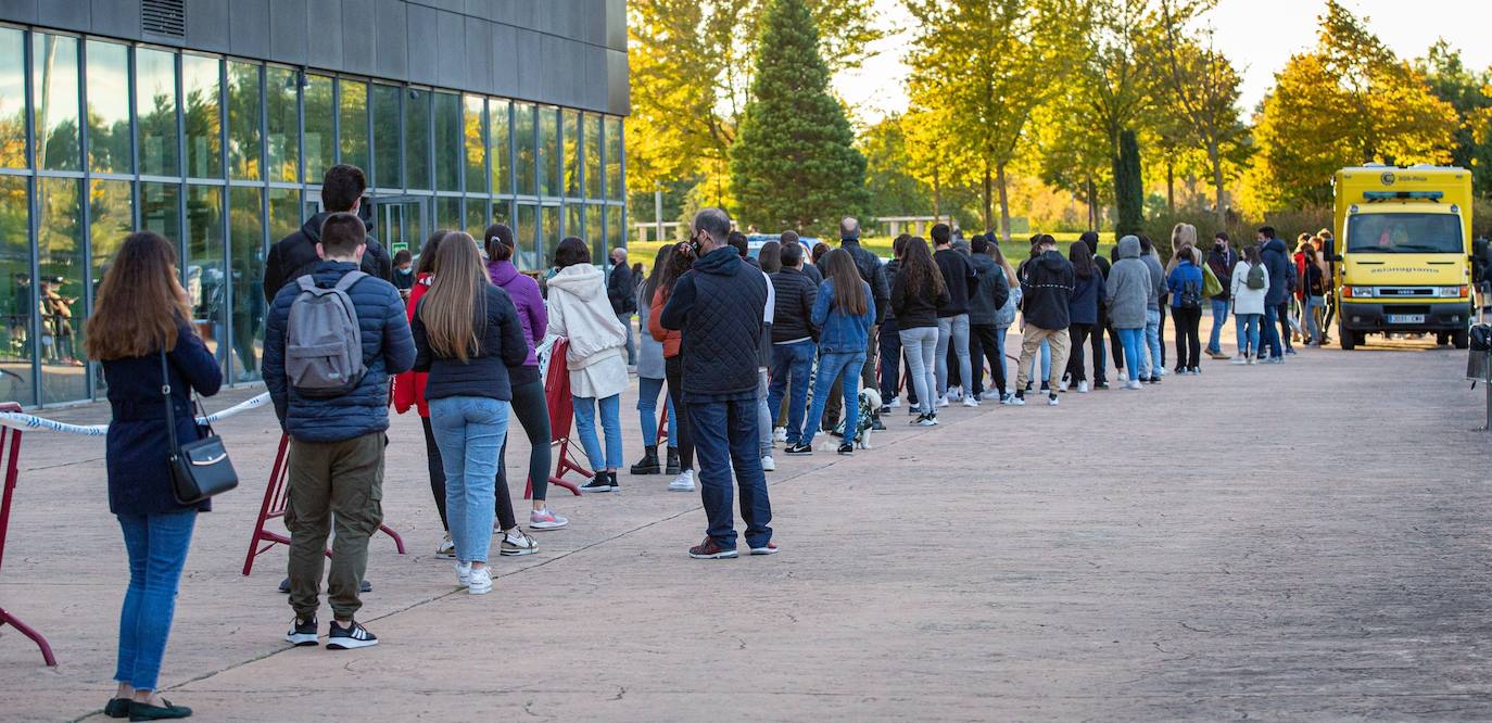 67 personas ya han dado positivo hasta ahora en las pruebas de Riojafórum, «una tasa elevada», según el alcalde