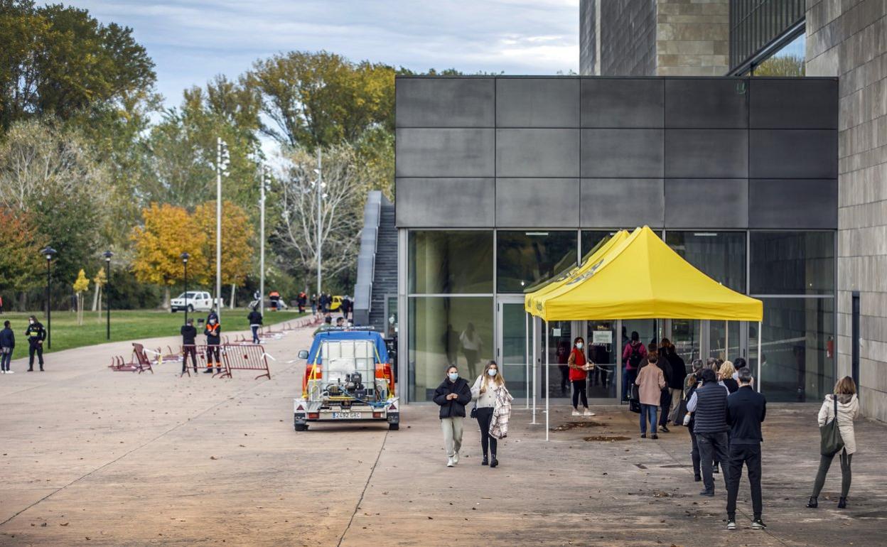 Colas, el miércoles, para el cribado en Logroño