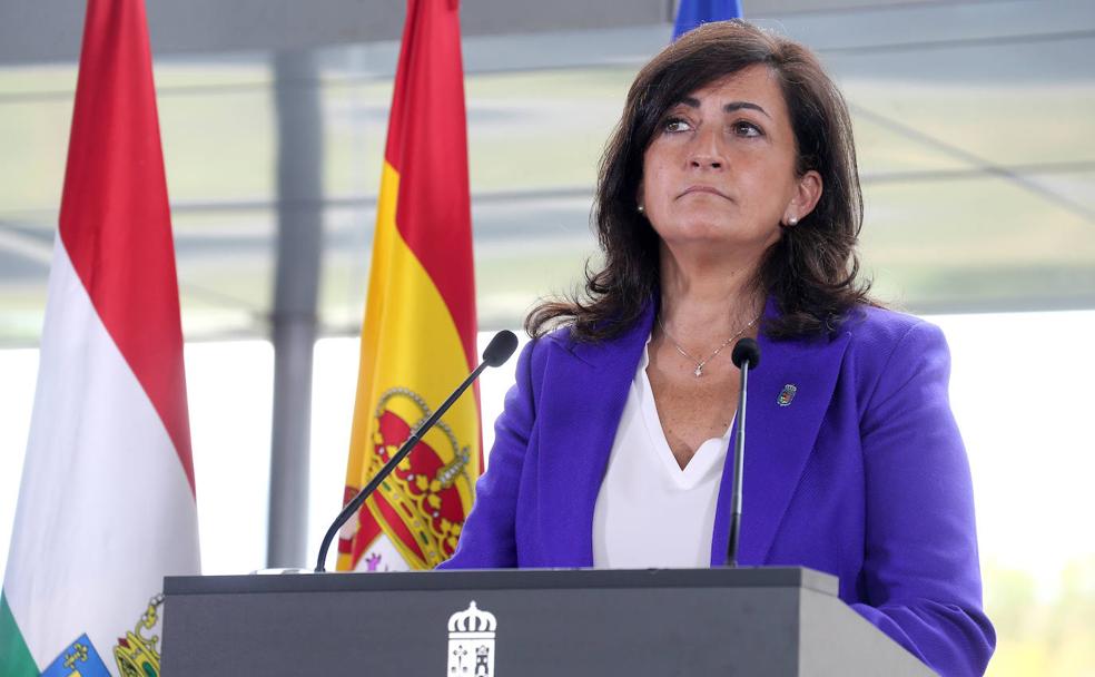 La presidenta del ejecutivo regional, Concha Andreu, en una intervención anterior.