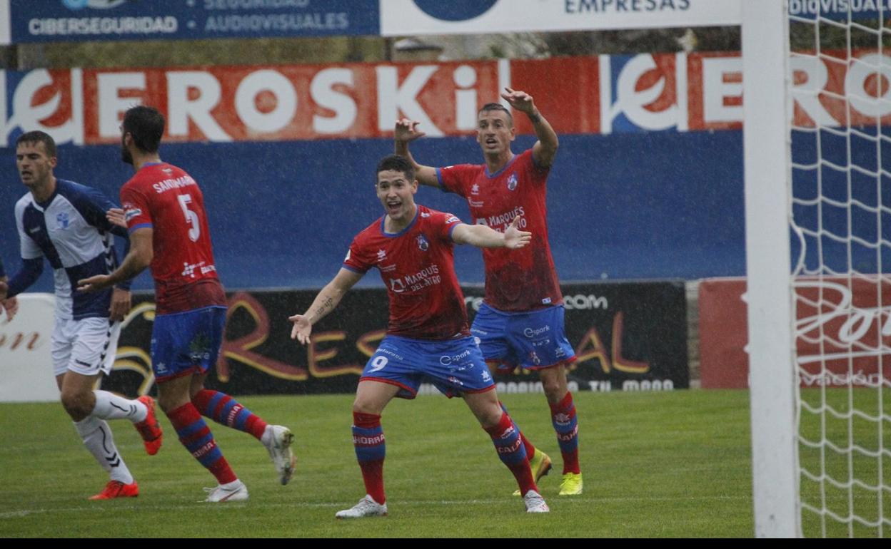 Un momento del partido.