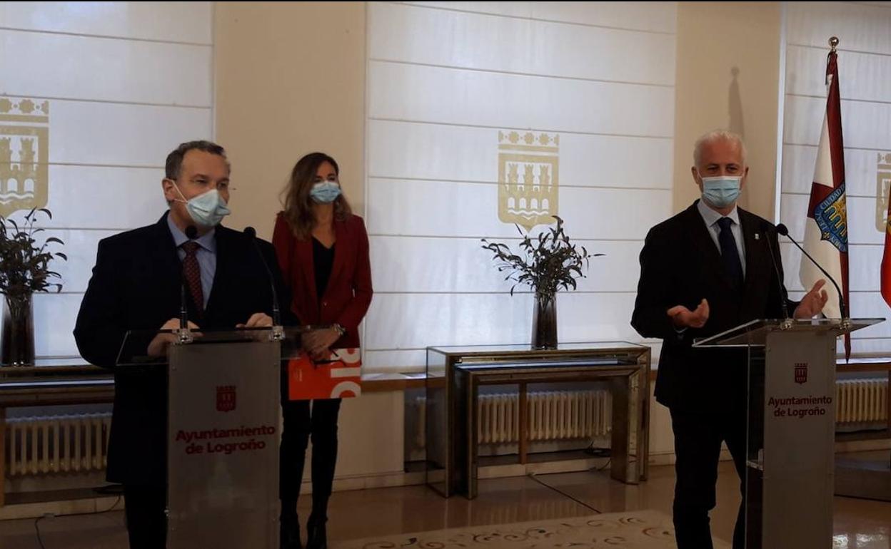 José María Vázquez, Pablo Hermoso de Mendoza y Estrella Domínguez.