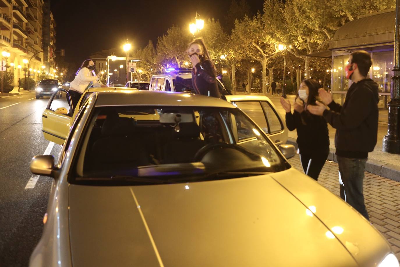 Al grito de «queremos trabajar» han recorrido el centro de Logroño.