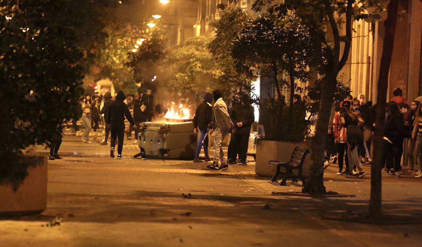 La capital riojana ha vivido este sábado una tensa jornada