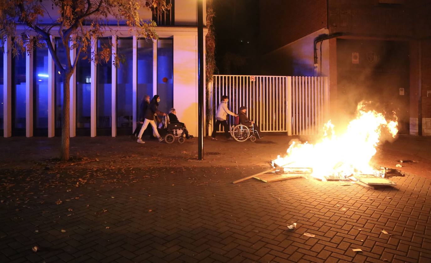 La capital riojana ha vivido este sábado una tensa jornada