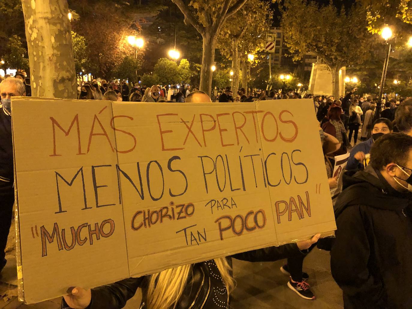 La capital riojana ha vivido este sábado una tensa jornada