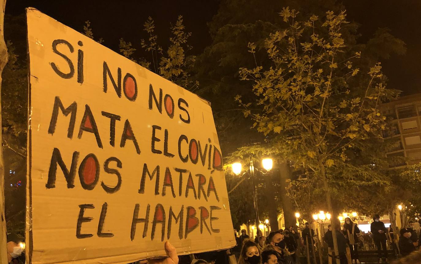 La capital riojana ha vivido este sábado una tensa jornada