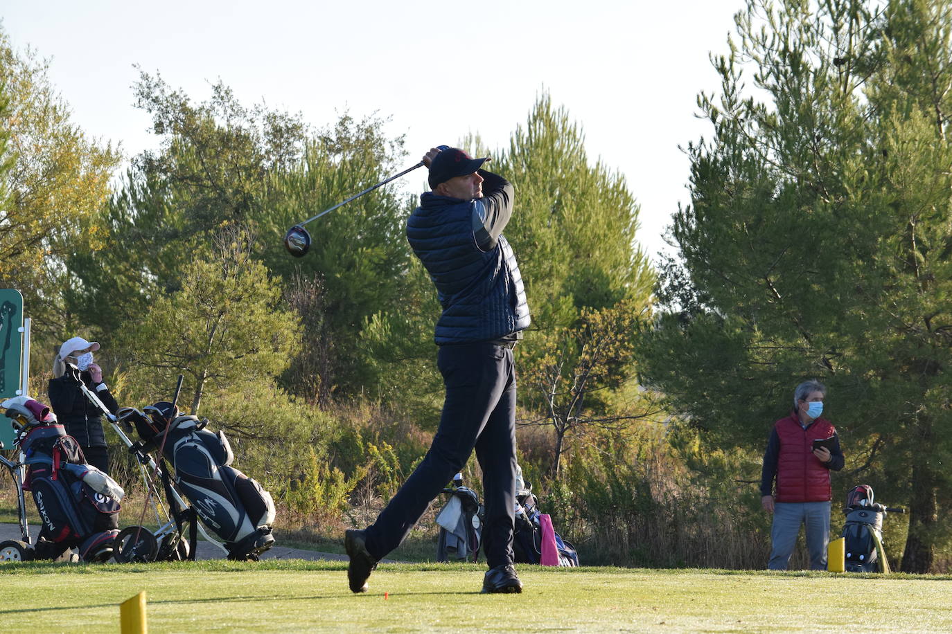 El torneo de la Liga Golf y Vino se disputó con unas magníficas condiciones climatológicas