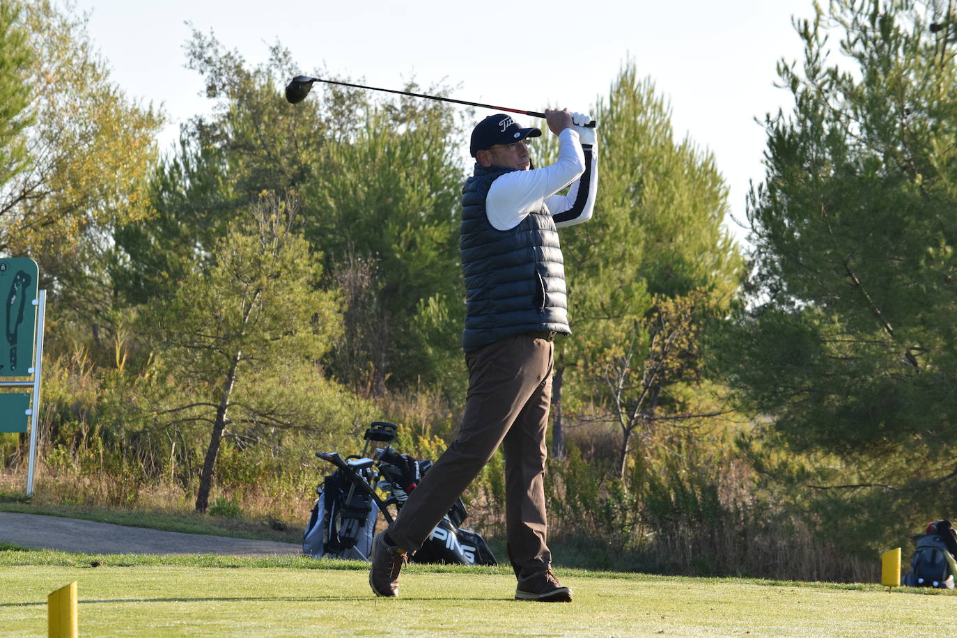 El torneo de la Liga Golf y Vino se disputó con unas magníficas condiciones climatológicas