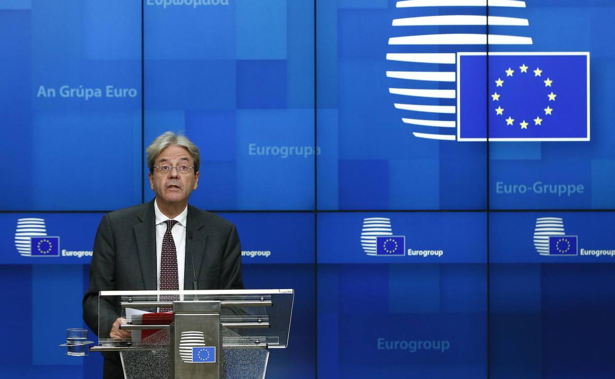 El comisario europeo de Economía, Paolo Gentiloni.