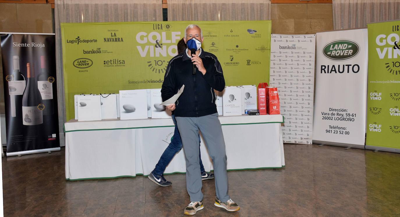 Los mejores recibieron sus recompensas tras la jornada de juego de la sexta cita de la Liga Golf y Vino