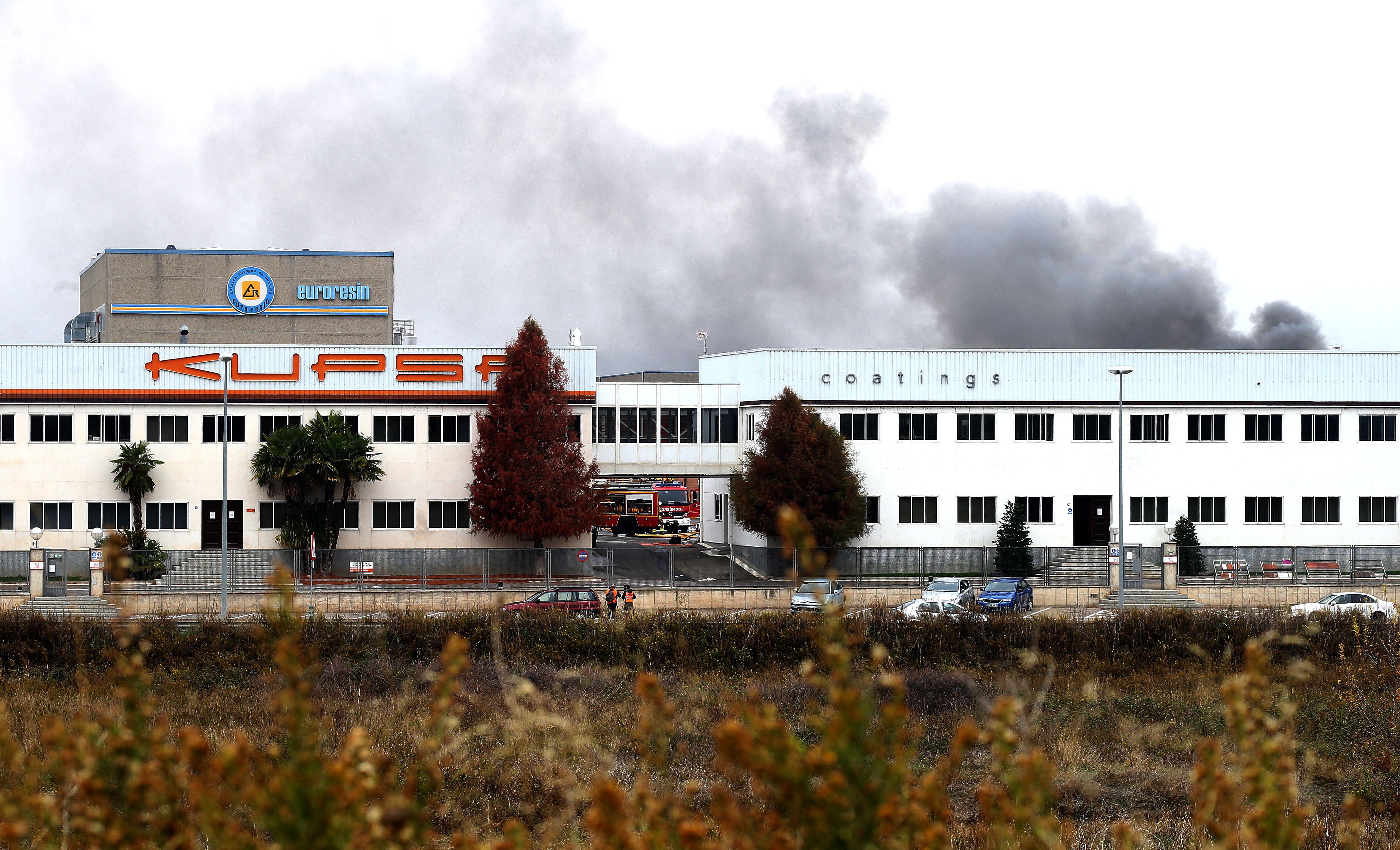 Fotos: Incendio en la empresa Kupsa