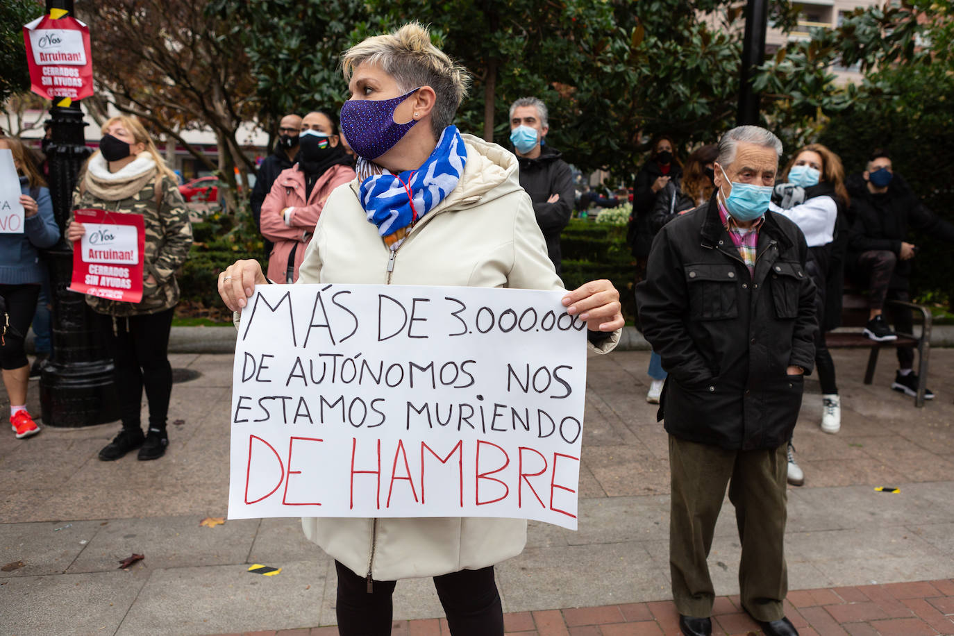 Han reclamando que su situación sea reconocida por la Administración de manera especial y piden ayudas