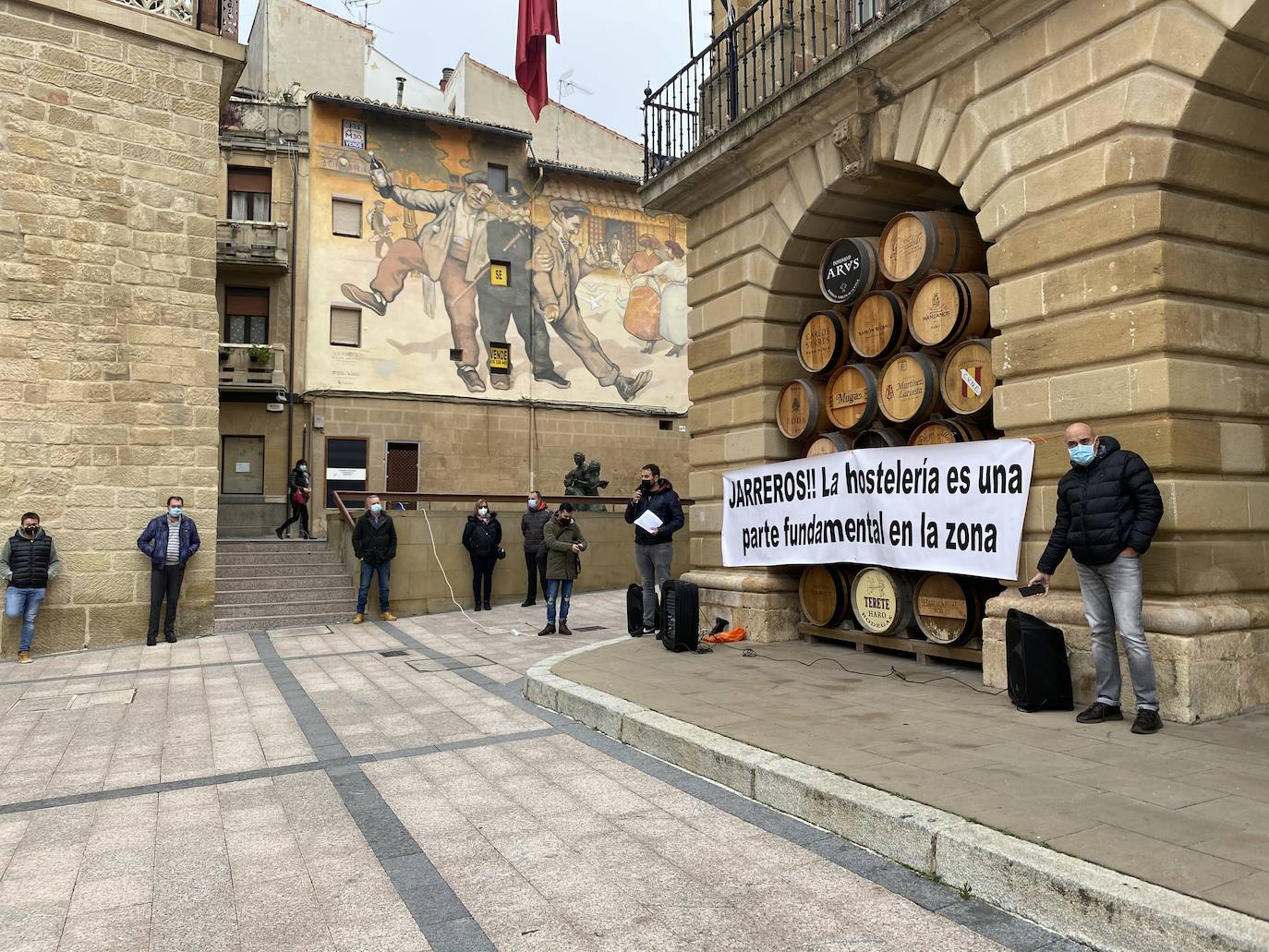 Fotos: Protestas de los hosteleros riojanos