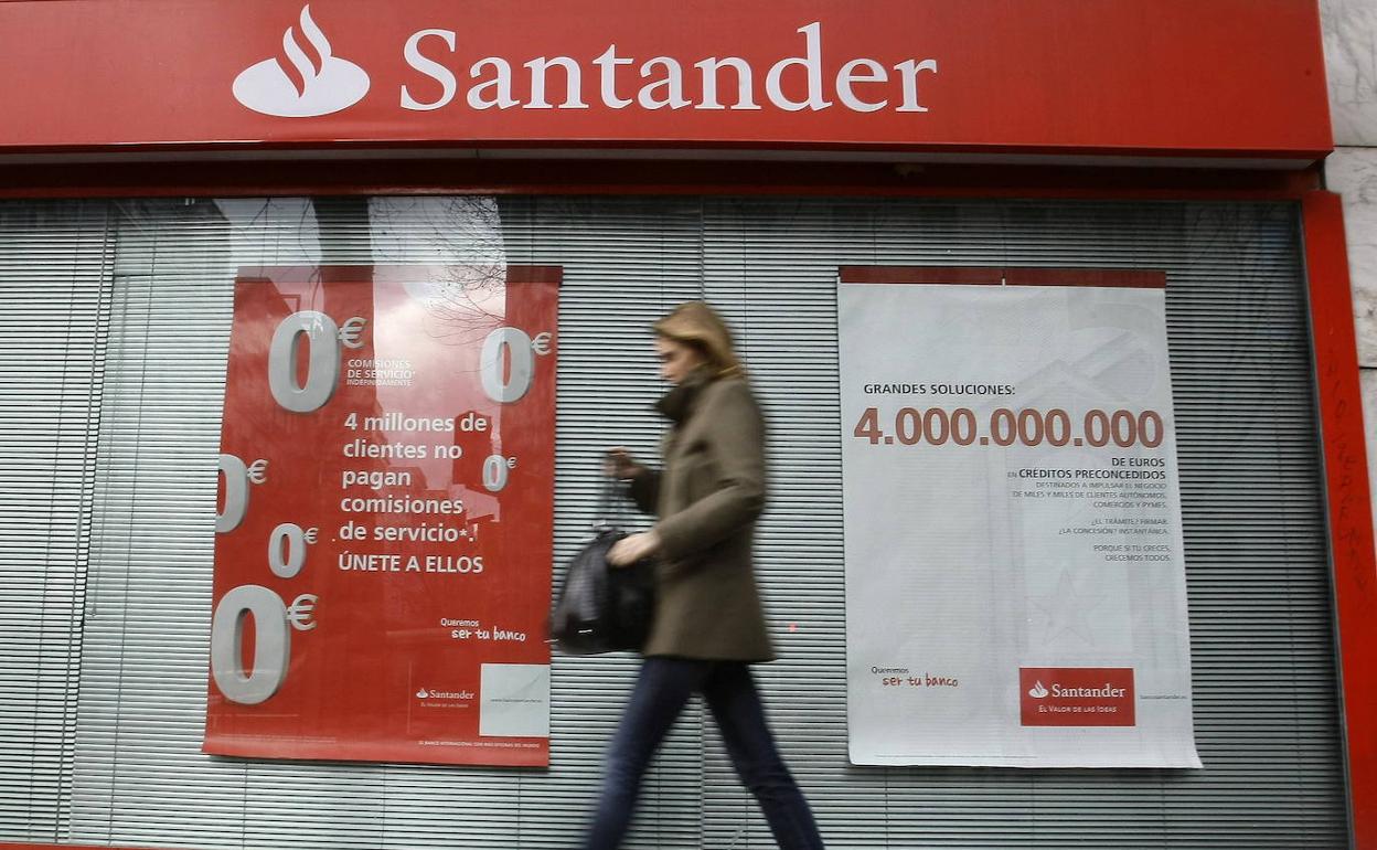 Sucursal del Banco Santander. 