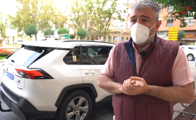Javier Vallilengua, presidente de la Asociación de Taxistas de La Rioja