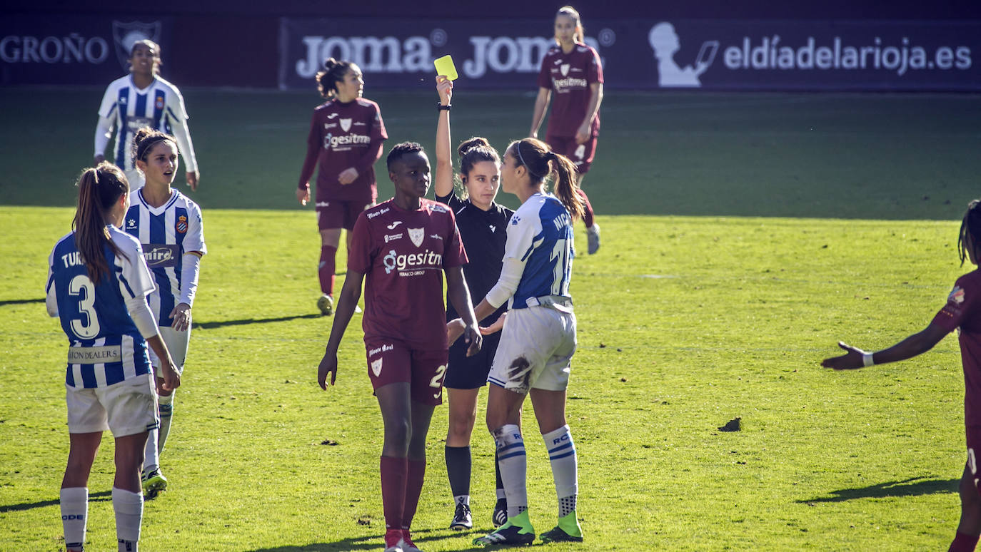 El equipo riojano ha empatado y se hunde en la tabla. 