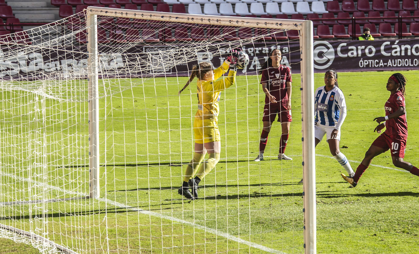 El equipo riojano ha empatado y se hunde en la tabla. 