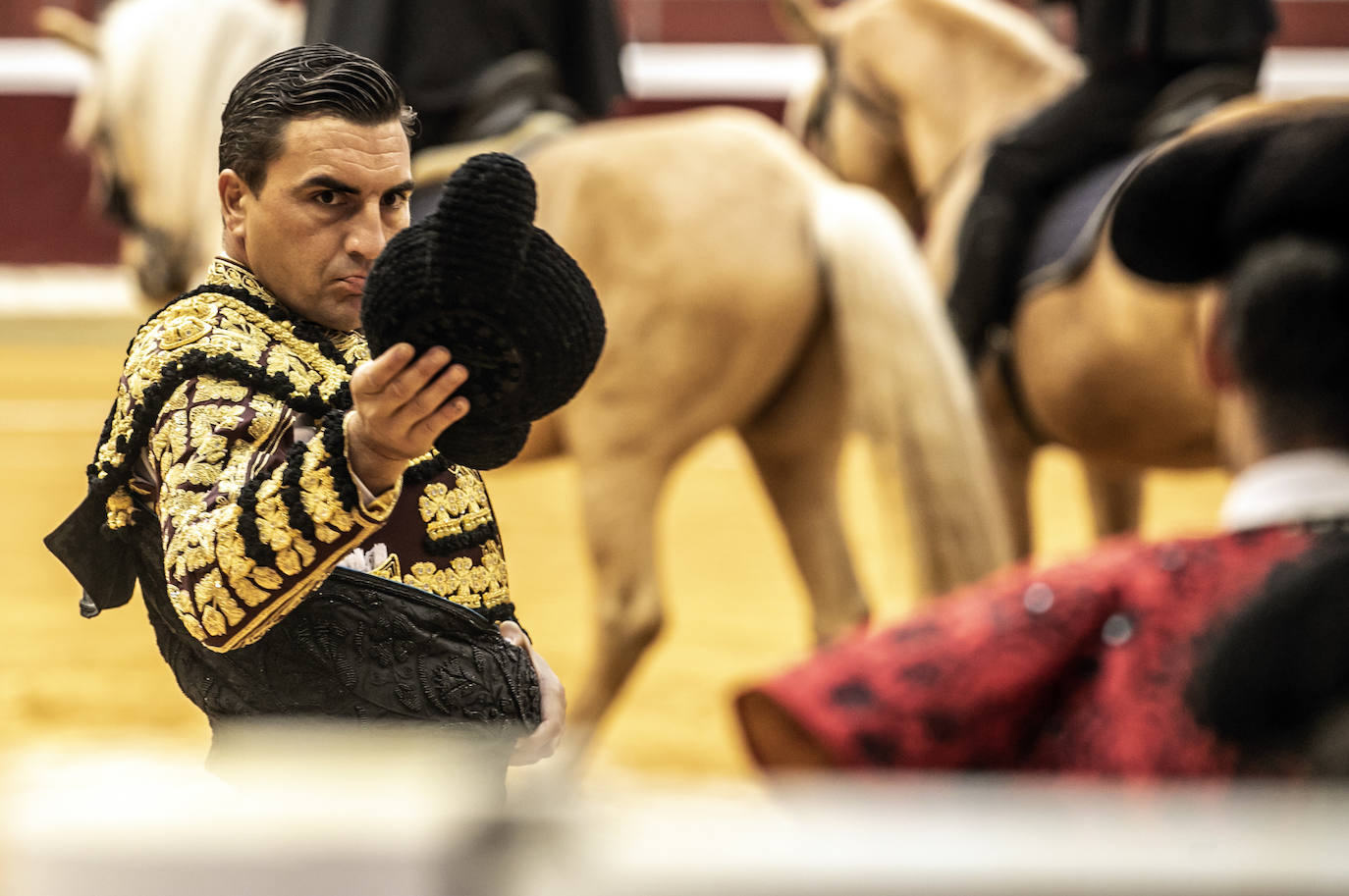 Octavio Chacón ha cortado una oreja en La Ribera en un festejo de la Gira de la Reconstrucción. 