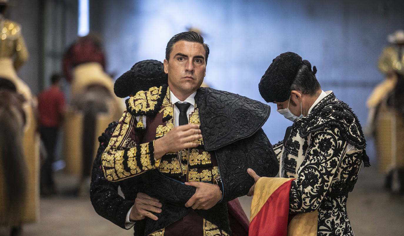 Octavio Chacón ha cortado una oreja en La Ribera en un festejo de la Gira de la Reconstrucción. 