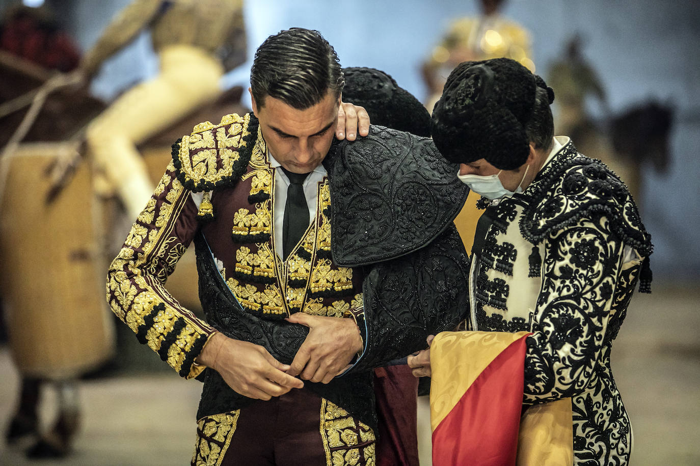 Octavio Chacón ha cortado una oreja en La Ribera en un festejo de la Gira de la Reconstrucción. 