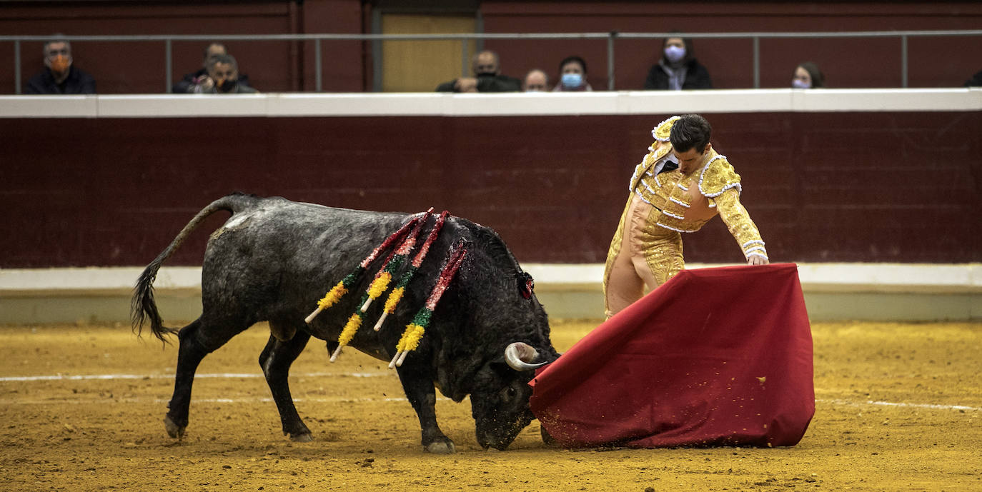 Octavio Chacón ha cortado una oreja en La Ribera en un festejo de la Gira de la Reconstrucción. 