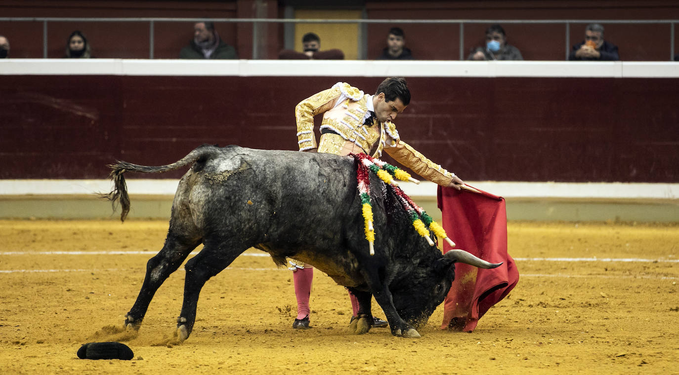 Octavio Chacón ha cortado una oreja en La Ribera en un festejo de la Gira de la Reconstrucción. 