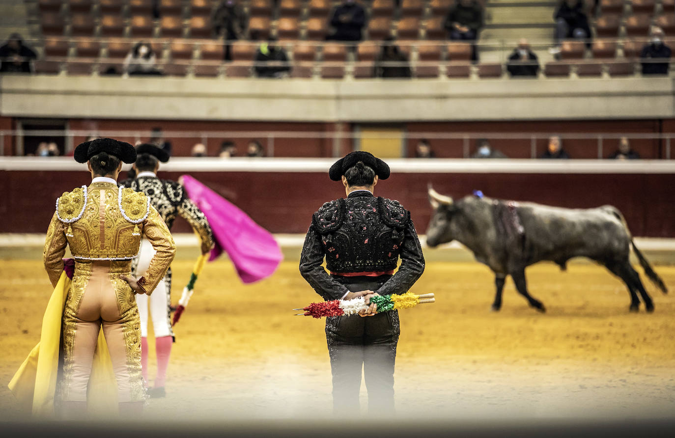 Octavio Chacón ha cortado una oreja en La Ribera en un festejo de la Gira de la Reconstrucción. 