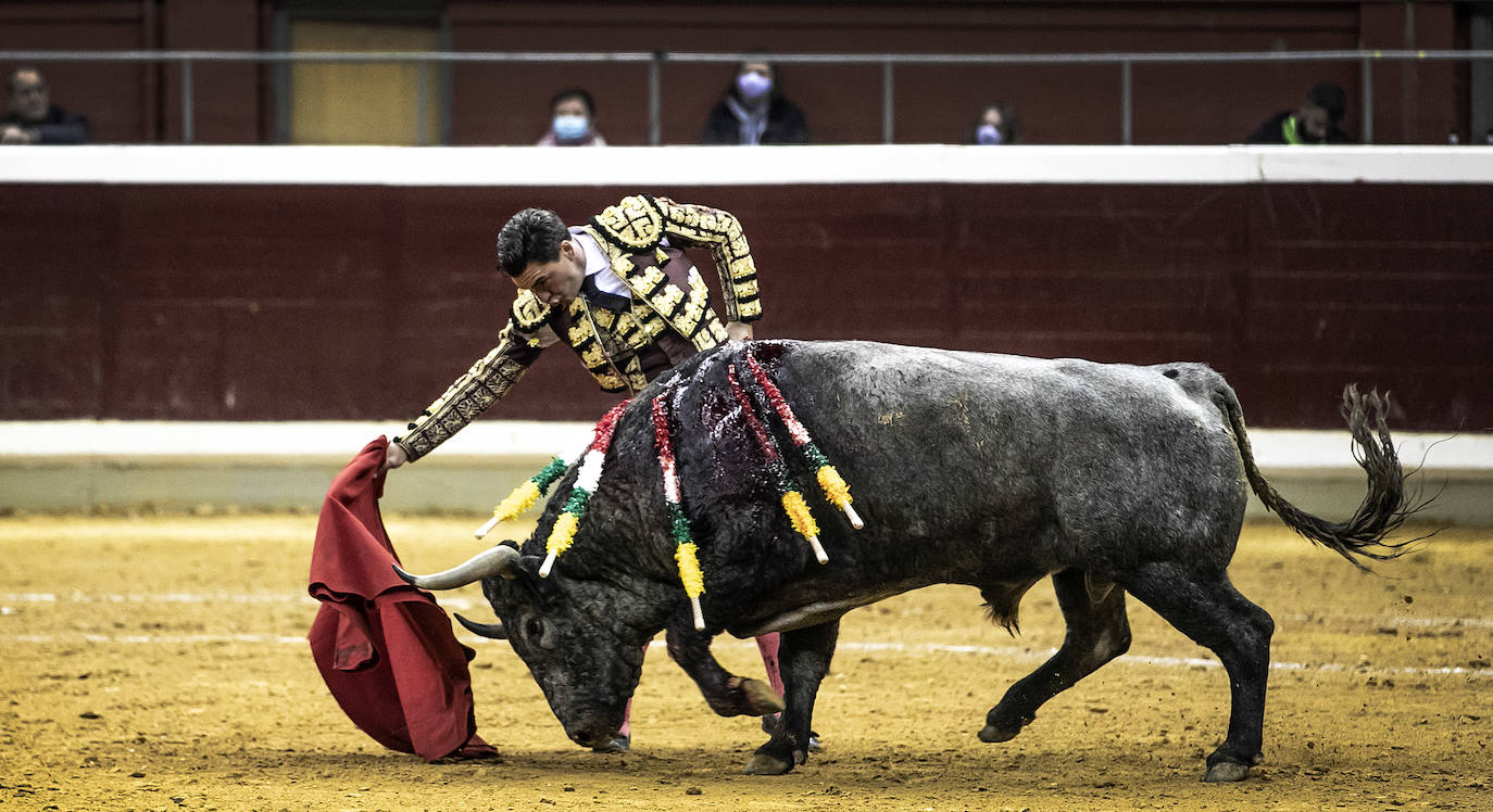 Octavio Chacón ha cortado una oreja en La Ribera en un festejo de la Gira de la Reconstrucción. 