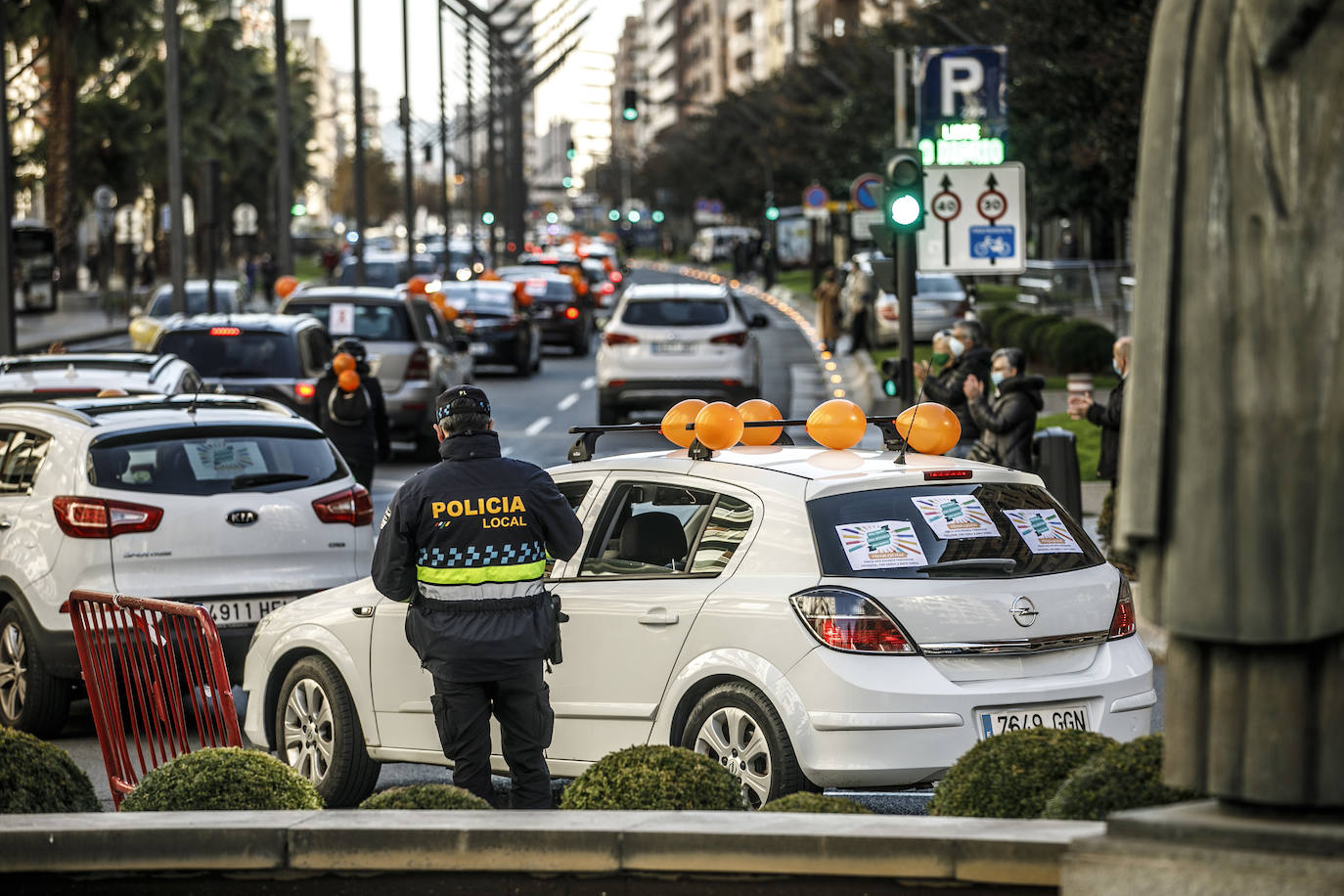 La marcha se ha iniciado pasadas las once de la mañana de este domingo y ha transitado por varias calles de la capital riojana