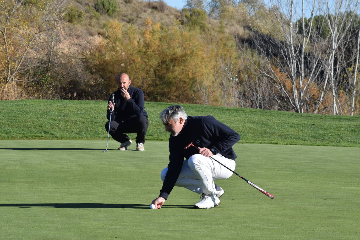 Imágenes del torneo final de la décima edición de la Liga de Golf y Vino, que organiza cada año lomejordelvinoderioja.com. 